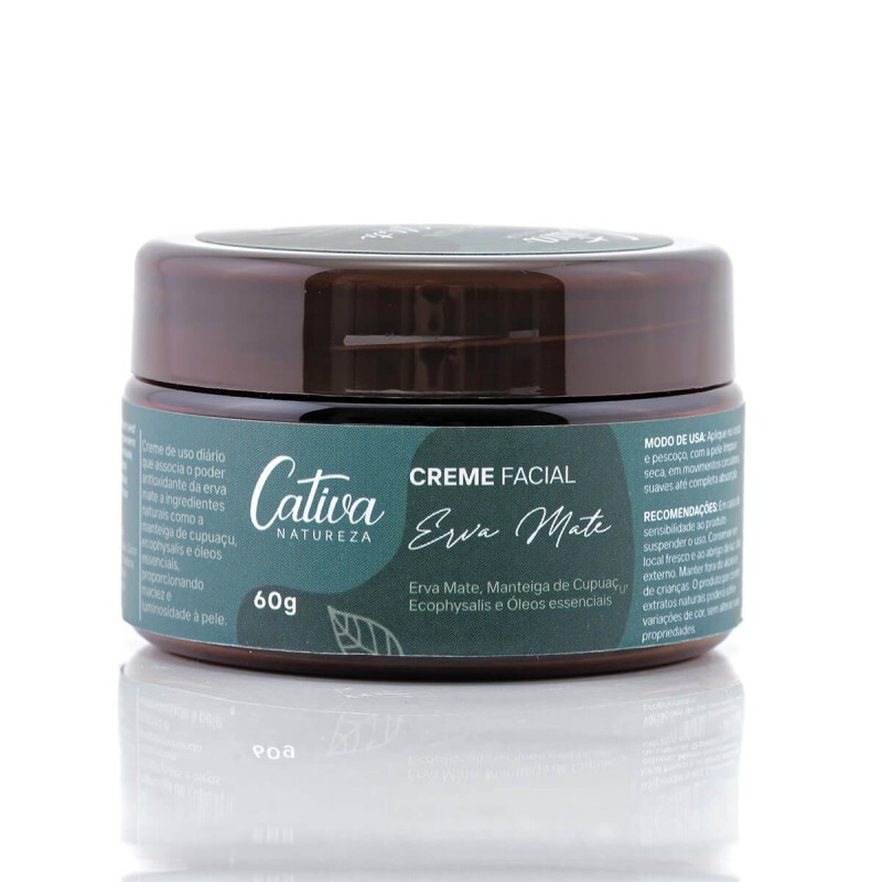 CREME FACIAL ERVA MATE 60G